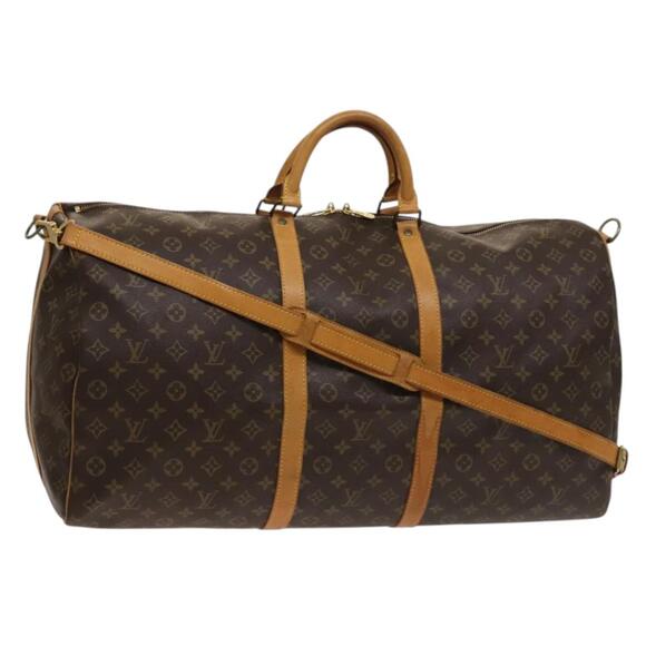 LOUIS VUITTON Monogram Keepall Bandouliere 60 Boston Bag M41412 - Picture 1 of 16